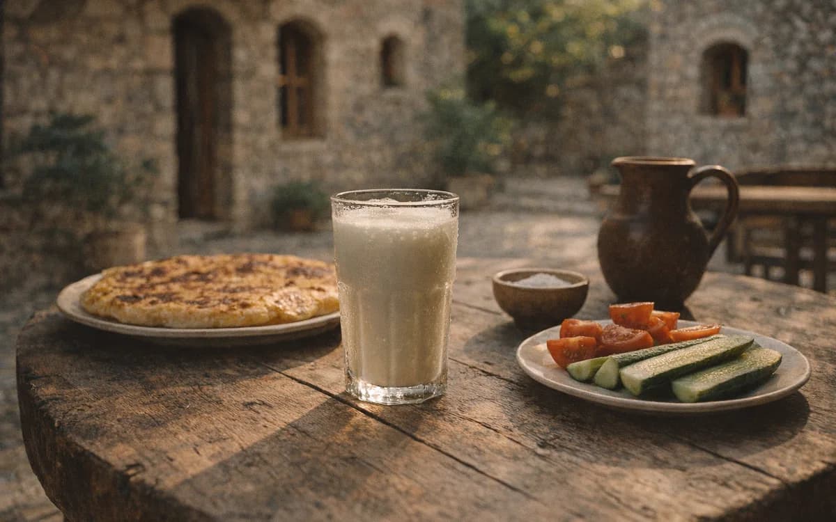 Dhallë Albania: Cold Yogurt Drink for Summer