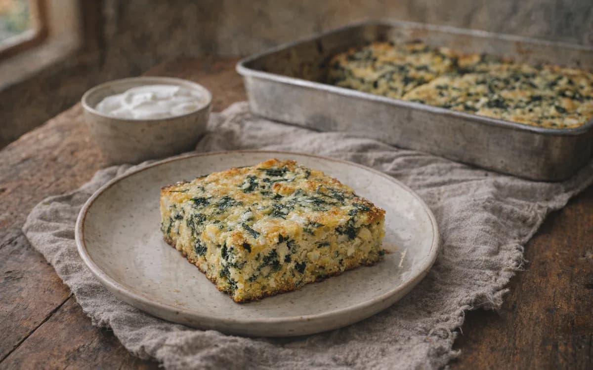 Pispili Recipe: Albanian Cornbread With Spring Greens