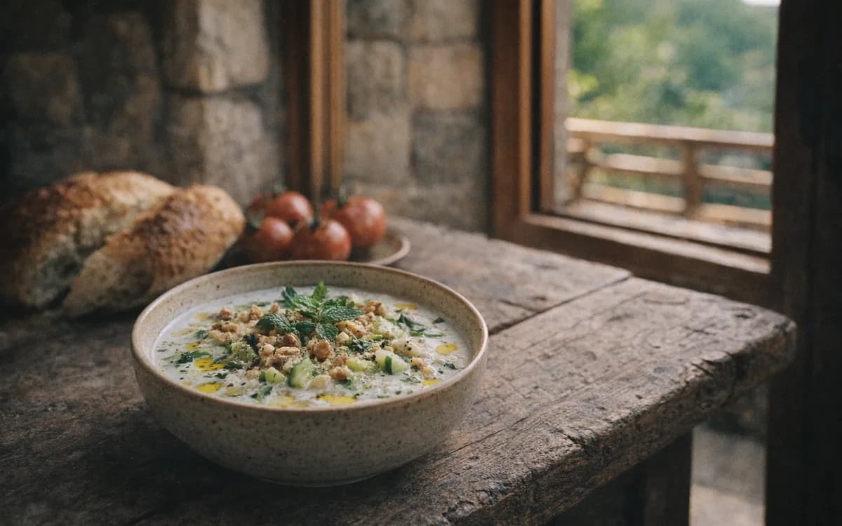 Tarator Recipe: Albanian Cold Yogurt Soup