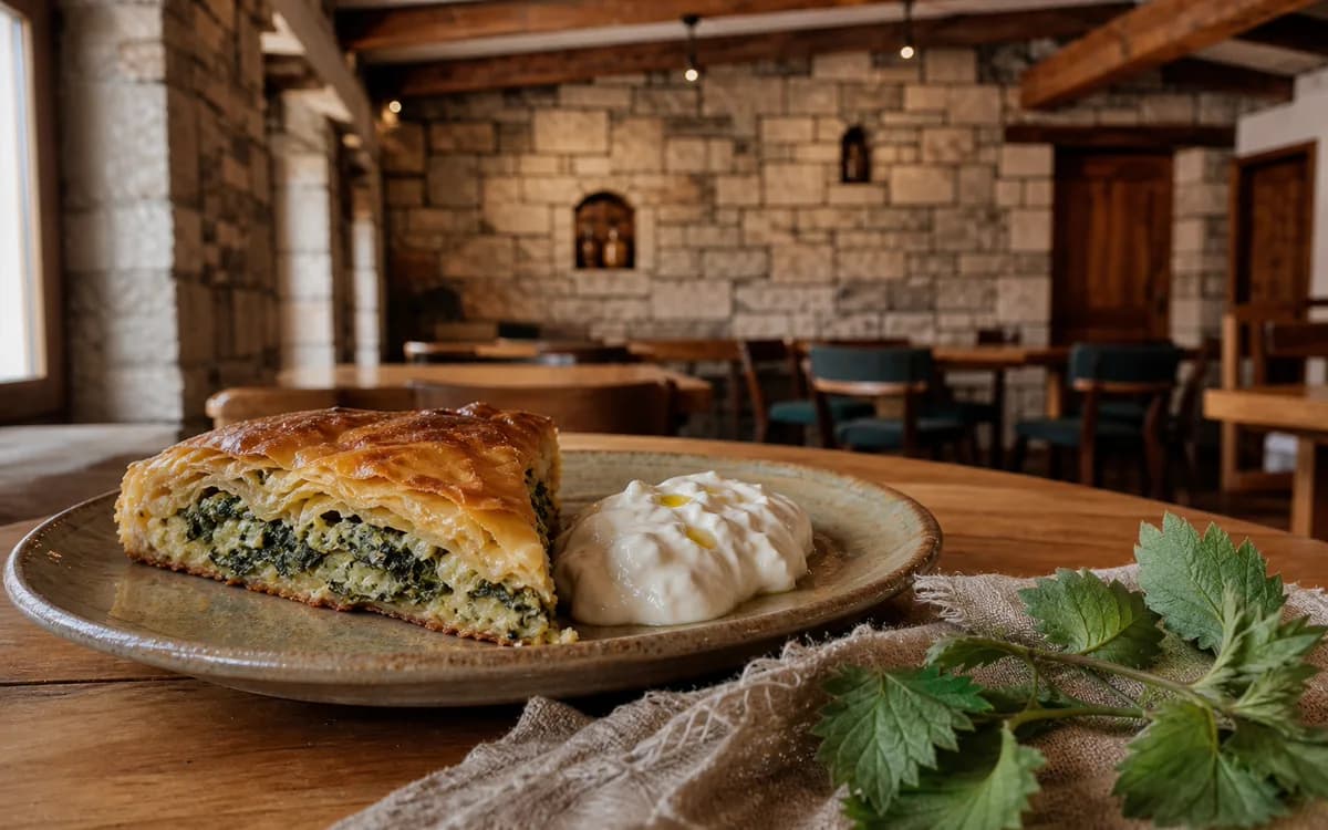 Byrek me Hithra Recipe: Albanian Spring Nettle Pie