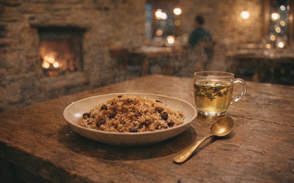 Kabuni Recipe: Albanian Cinnamon Rice Dessert